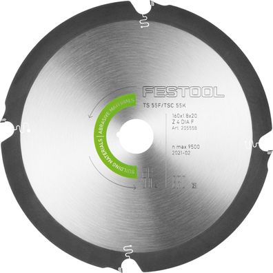 Festool Diamant-Kreissägeblatt Abrasive Materials DIA 160 x 1,8 x 20 F4 - 2