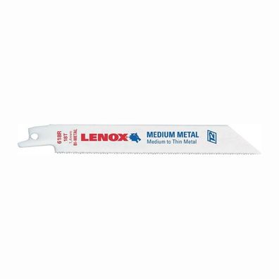 LENOX 5x Säbelsägeblatt 618R Länge 152 mm Breite 19 mm TPI 18 - 20566618R