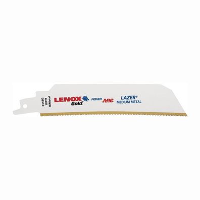 LENOX 5x Säbelsägeblatt Gold Lazer Länge 152 mm Breite 25 mm TPI 18 - 21095