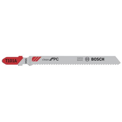 Bosch 3x Stichsägeblatt T 101 A Clean for PC - 2608631670