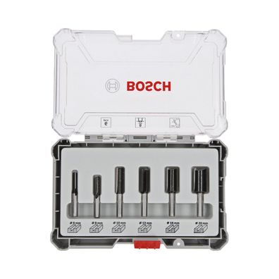 Bosch 6tlg. Nutfräser-Set 8mm Schaft - 2607017466