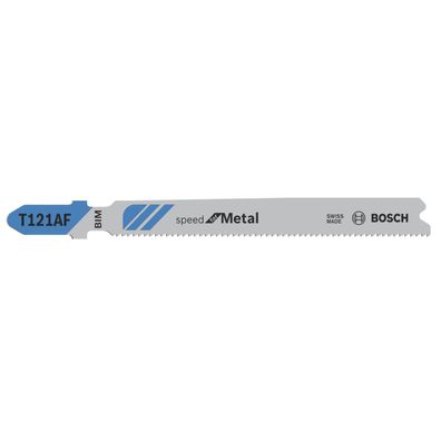 Bosch 5x Stichsägeblatt T 121 AF Speed for Metal - 2608636699