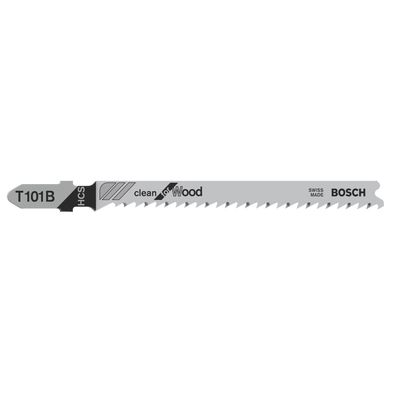 Bosch 100x Stichsägeblatt T 101 B Clean for Wood - 2608637876