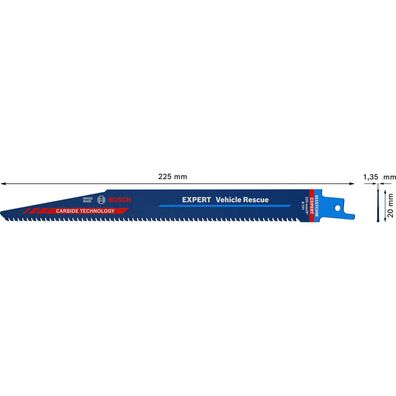 Bosch 10x Expert Vehicle Rescue S 1157 CHM Säbelsägeblatt - 2608900382