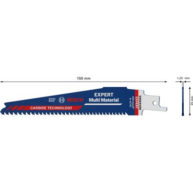 Bosch Expert Multi Material 956 XHM Säbelsägeblatt - 2608900389