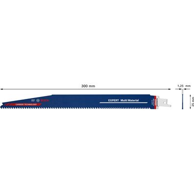 Bosch 10x Expert Multi Material S 1256 XHM Säbelsägeblatt - 2608900395