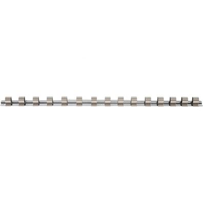 BGS Aufsteckschiene mit 15 Clips 12,5 mm (1/2") - 2540