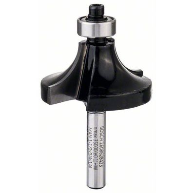 Bosch Abrundfräser 1/4" R1 12,7Â mm ß 38,1Â mm L 18,6Â mm G 60Â mm - 2608628423