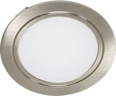 L&S Einbauleuchte Chip Neutralweiß 12 V 4 W EL.-D.58mm Rahmenfarbe Edelstah