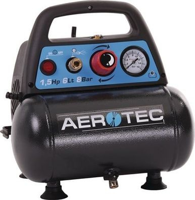 Aerotec Kompressor Airliner 6 200l/min 8bar 1,1 kW 230 V,50 Hz 6l - 200664