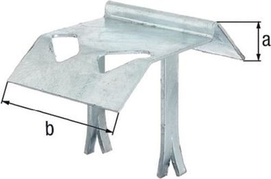 GAH Alberts Auflaufstétze Typ 321 STA TZN angeschw. Mauerkrallen 125mm - 210