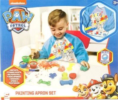 Paw Patrol Malset – Kreativspaß mit Schürze und Fingermalfarben für Kinder