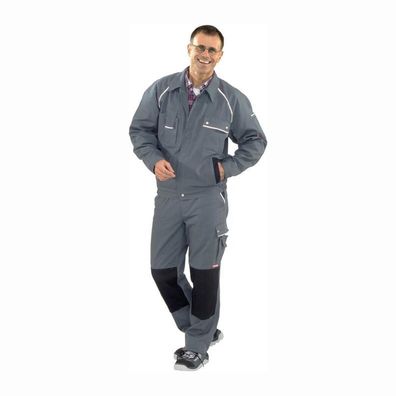 Planam Bundjacke Canvas 320 Größe 50 grau / schwarz - 2113050