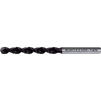 RUKO 10x Spiralbohrer DIN 338 TL 3000 TiAlN HSS ß 10,4 mm - 258104F