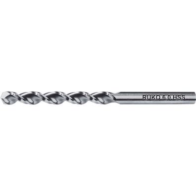 RUKO 5x Spiralbohrer DIN 338 TL 3000 HSS ß 10,7 mm - 258107
