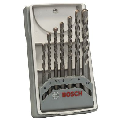 Bosch Betonbohrer CYL-3 Set Silver Percussion 7tlg. 4, 5, 5,5, 6, 7, 8, 10