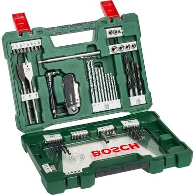 Bosch V-Line Bohrer- und Bit-Set 68tlg. Klappmesser Magnetstab Winkelschrau