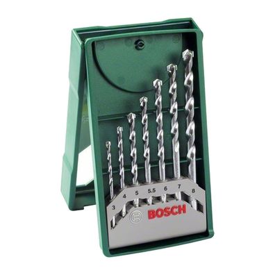 Bosch Mini-X-Line Steinbohrer-Set, 7tlg. - 2607019581