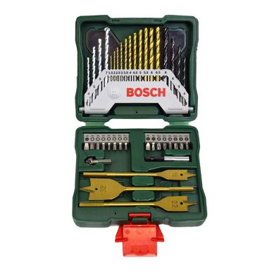 Bosch 40tlg. X-Line Titanium-Set Holzbohrer Metallbohrer Steinbohrer Kegelse