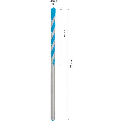 Bosch Expert CYL-9 MultiConstruction Bohrer 3 x 40 x 70Â mm - 2608900600