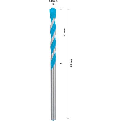 Bosch Expert CYL-9 MultiConstruction Bohrer 4 x 40 x 75Â mm - 2608900604