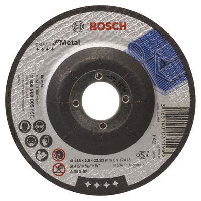 Bosch Trennscheibe gekröpft Expert for Metal A 30 S BF 115 mm 22,23 mm 2,5