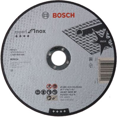 Bosch Trennscheibe gerade Expert for Inox AS 46 T INOX BF 180 mm 22,23 mm 2