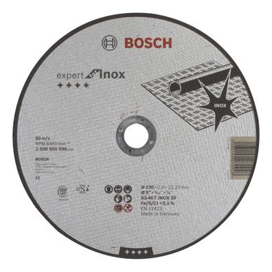 Bosch Trennscheibe gerade Expert for Inox AS 46 T INOX BF 230 mm 22,23 mm 2