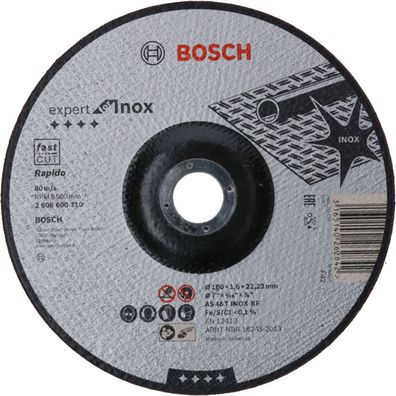 Bosch Trennscheibe gekröpft Expert for Inox Rapido AS 46 T INOX BF 180 mm 2