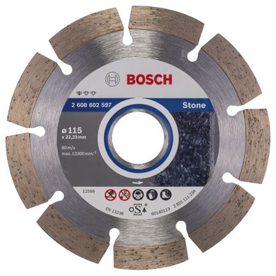 Bosch Diamanttrennscheibe Standard for Stone 115x22,23x1,6x10 mm 2608602597