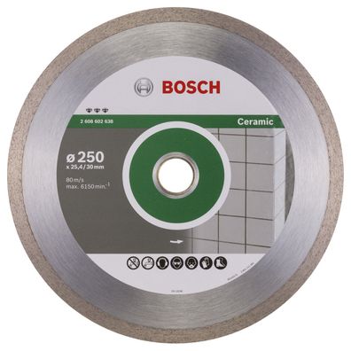 Bosch Diamanttrennscheibe Best for Ceramic, 250 x 30/25,40 x 2,4 x 10 mm -2