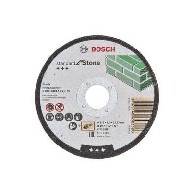 Bosch Trennscheibe gerade Standard for Stone C 30 S BF 115 mm 22,23 mm 3 mm