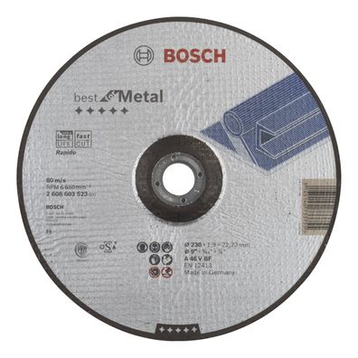 Bosch Trennscheibe gekröpft Best for Metal - Rapido A 46 V BF 230 mm 22,23