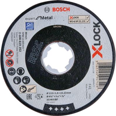 Bosch X-LOCK Trennscheibe Expert for Metal 115 x 1,6 x 22,23 mm gerade - 26