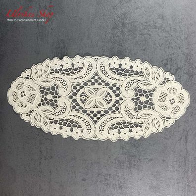 Echte Plauener Spitze - Deckchen 30x14cm
