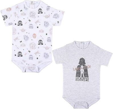 CERDÁ Baby Body Star Wars 2er Pack Größe 80