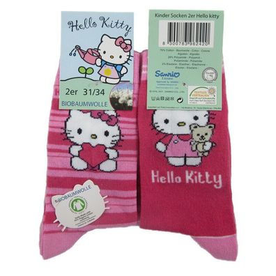 Hello Kitty 2er Pack Socken 31/34 Set2