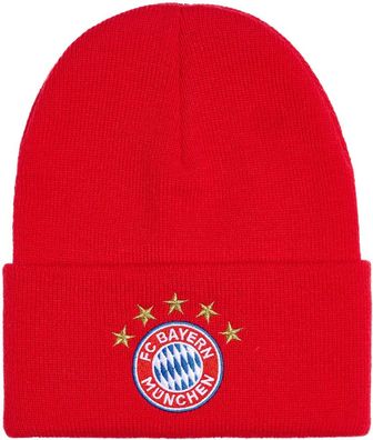 FC Bayern München Kinder Beanie Strickmütze Logo 31166