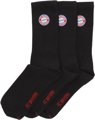 FC Bayern München Kinder Crew Socken 3er-Set 34498