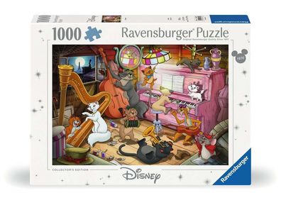 Ravensburger, Disney Aristocats, 1000 Teile Puzzle, Größe 70 x 50 cm