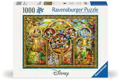 Ravensburger, Die schönsten Disney Themen, 1000 Teile Puzzle, Größe 70 x 50 cm