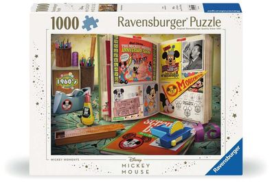 Ravensburger, 1960 Mickey Anniversary, 1000 Teile Puzzle, Größe 70 x 50 cm