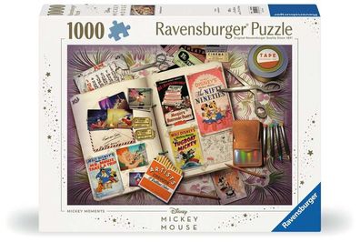 Ravensburger, 1940 Mickey Anniversary, 1000 Teile Puzzle, Größe 70 x 50 cm