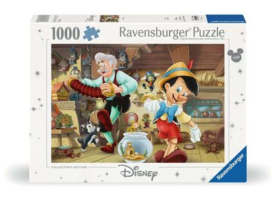 Ravensburger, Pinocchio, Disney Collector's Edition, 1000 Teile Puzzle, Größe 70