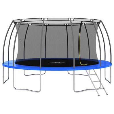 vidaXL Trampolin-Set Rund 488x90 cm 150 kg