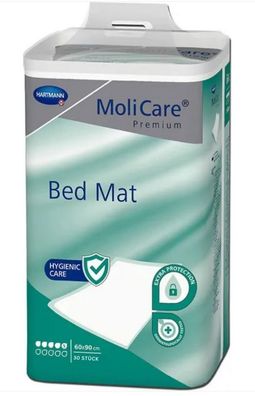 Bett Matten Molli Care 5 Tropfen Saugstark 60 x 90 cm 30 Stück Hartmann