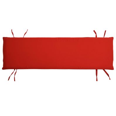 Bankauflage 120cm x 40cm für Gartenbank Ferrara TB-1063 Rot