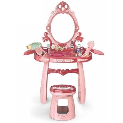 Pädagogischer Schminktisch für Kinder - Spielzeug ab 3 Jahren - Rosa