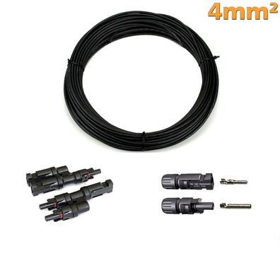 4mm² Anschluss Set II - 2 Module parallel 15 Meter (L)