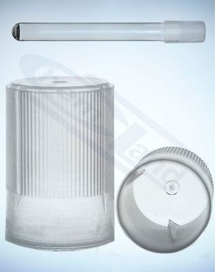 Stopfen-transparente Kappe mit Belüftung für Reagenzgläser 25 op=10pcs